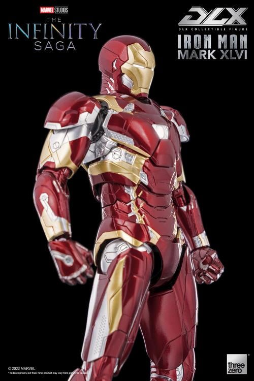 threezero Marvel Avengers: Infinity Saga DLX Iron Man Mark 46 1/12 Scale 7-Inch Action Figure - View 12
