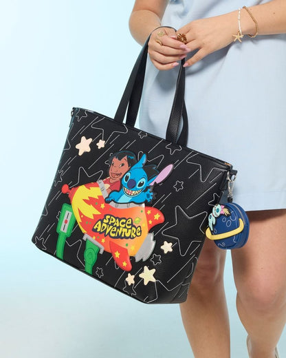 Loungefly Lilo & Stitch Space Adventure Crossbody Tote Bag - View 8