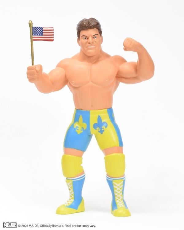 Major Big Rubber Guys Jaques Rougeau 8-Inch Wrestling Figure - View 3