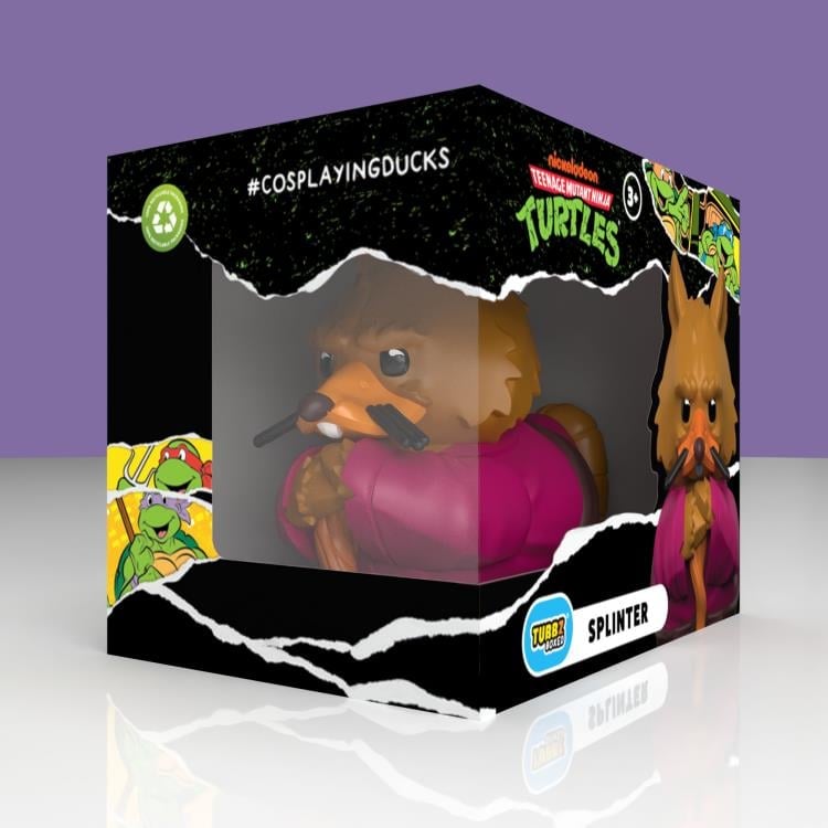 Numskull Teenage Mutant Ninja Turtles Tubbz Splinter Cosplaying Duck (Boxed Edition) 3.54-Inch PVC Collectible - View 4