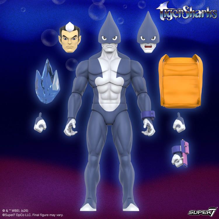 Super7 TigerSharks Ultimates! Mako (Hybrid) Action Figure - View 4