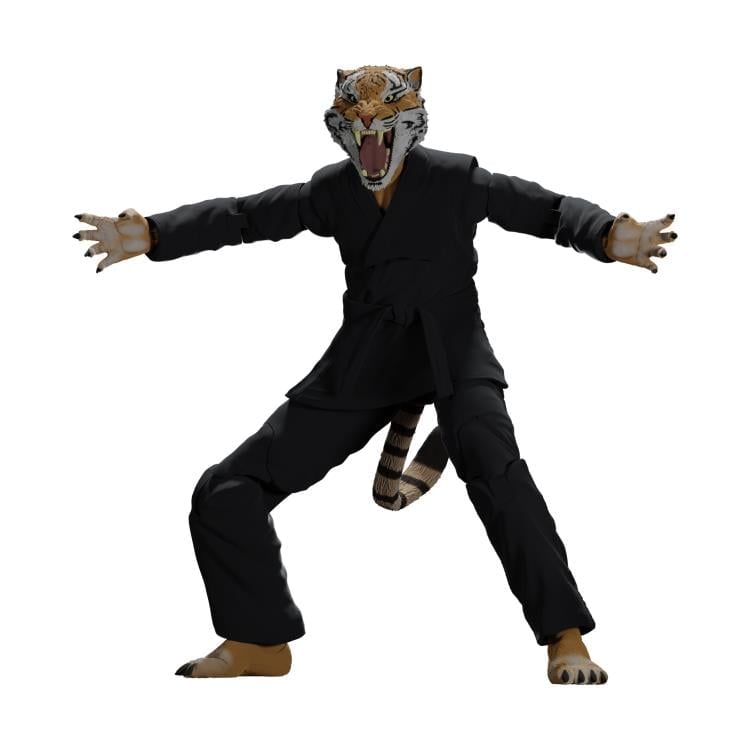 Icon Heroes Zoo Jitsu Fighters Tiago the Tiger Black Gi Action Figure - View 4