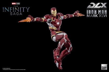 threezero Marvel Avengers: Infinity Saga DLX Iron Man Mark 46 1/12 Scale 7-Inch Action Figure - View 19