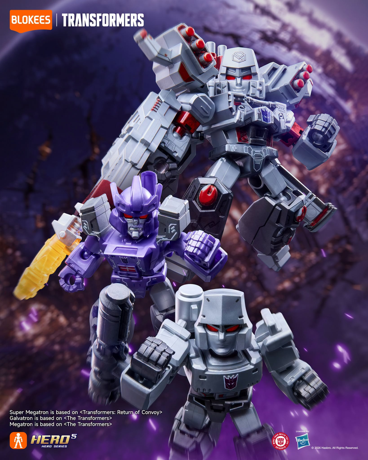 Blokees Transformers Defender Version Vol. 8 Battle Stars Box of 12 Plastic Model Kits - View 28