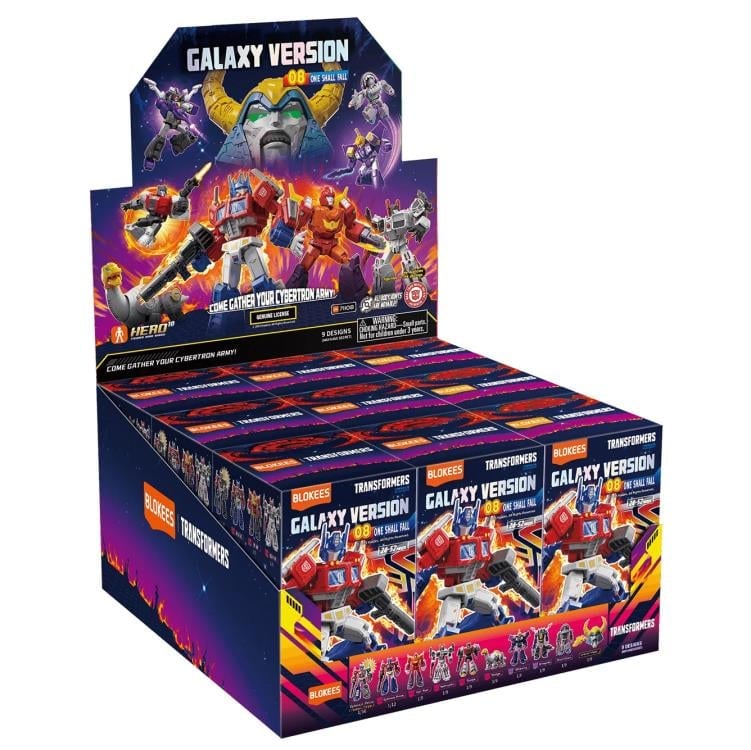 Blokees Transformers G1 Galaxy Version Vol. 8 One Shall Fall Boxed Set of 9 Model Kits - View 12