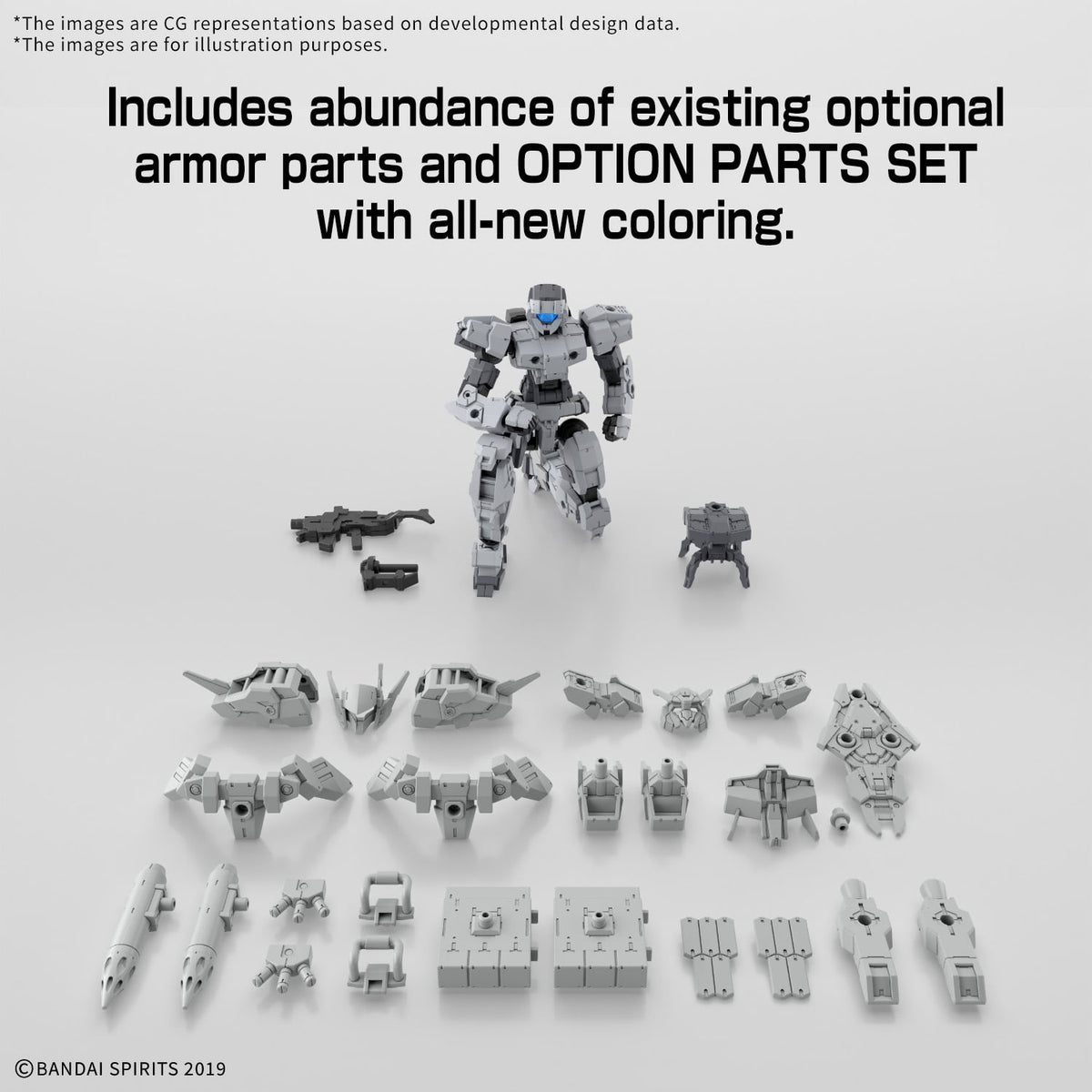 Bandai 30 Minutes Missions eEXM-17RE Alto Refine 1/144 Scale Plastic Model Kit - View 6