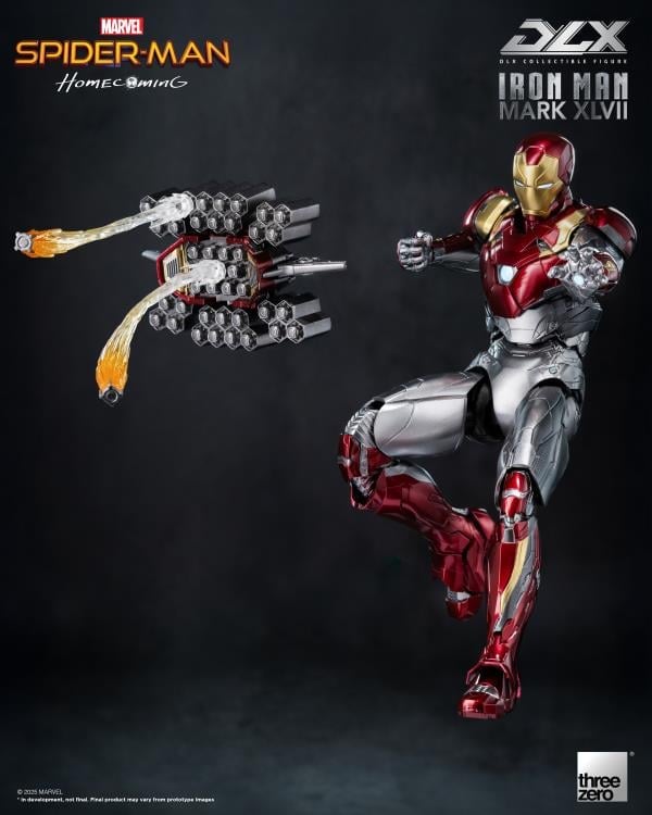 threezero Spider-Man: Homecoming DLX Iron Man Mark 47 1/12 Scale Action Figure - View 11