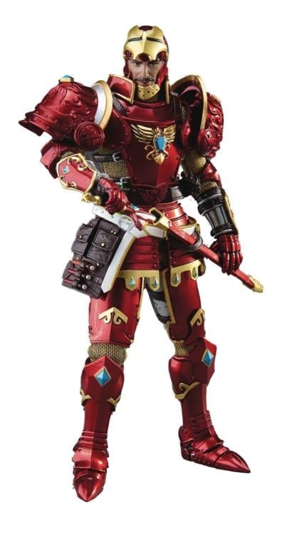 Beast Kingdom Marvel Dynamic 8ction Heroes DAH-046 Medieval Knight Iron Man Action Figure, 8-Inch - View 9