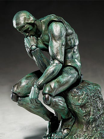 FREEing The Table Museum figma SP-056 The Thinker Action Figure (Reissue), 6-Inch