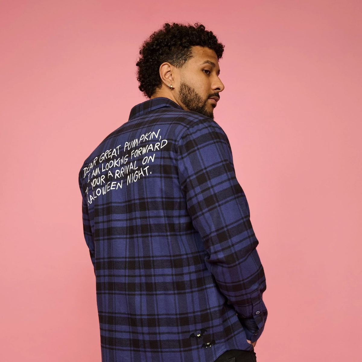 Cakeworthy Peanuts It's the Great Pumpkin, Charlie Brown Flannel Shirt - View 6