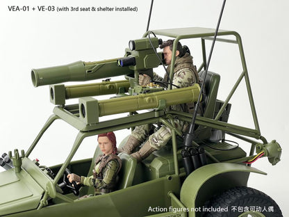 Fans Hobby VEA-01 Missile Launcher Set 1/12 Scale Plastic Accessory 4-Inch - View 24
