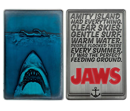 Fanattik Collectibles Jaws 50th Anniversary Poster Limited Edition Ingot - View 8