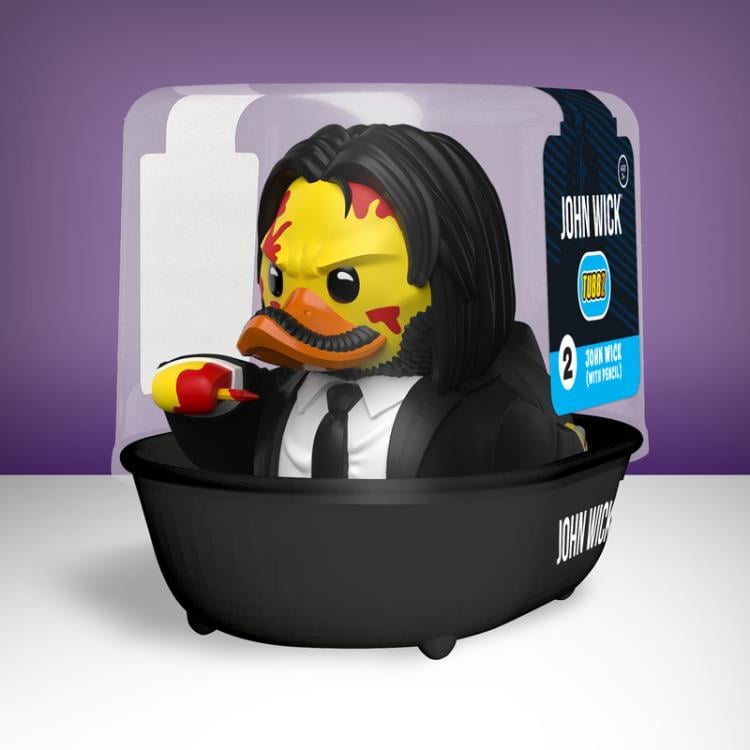 Numskull John Wick TUBBZ John Wick with Pencil (First Edition) Cosplaying Duck - View 9