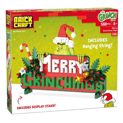 Brickcraft Dr. Seuss Merry Grinchmas Holiday Sign Brick Building Set - View 8
