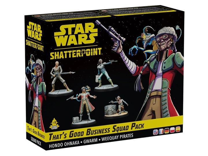 Atomic Mass Games Star Wars: Shatterpoint That's Good Business Squad Pack with Hondo Ohnaka and Weequay Pirates - View 2