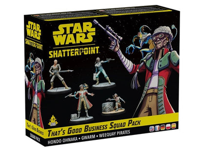Atomic Mass Games Star Wars: Shatterpoint That's Good Business Squad Pack with Hondo Ohnaka and Weequay Pirates - View 2