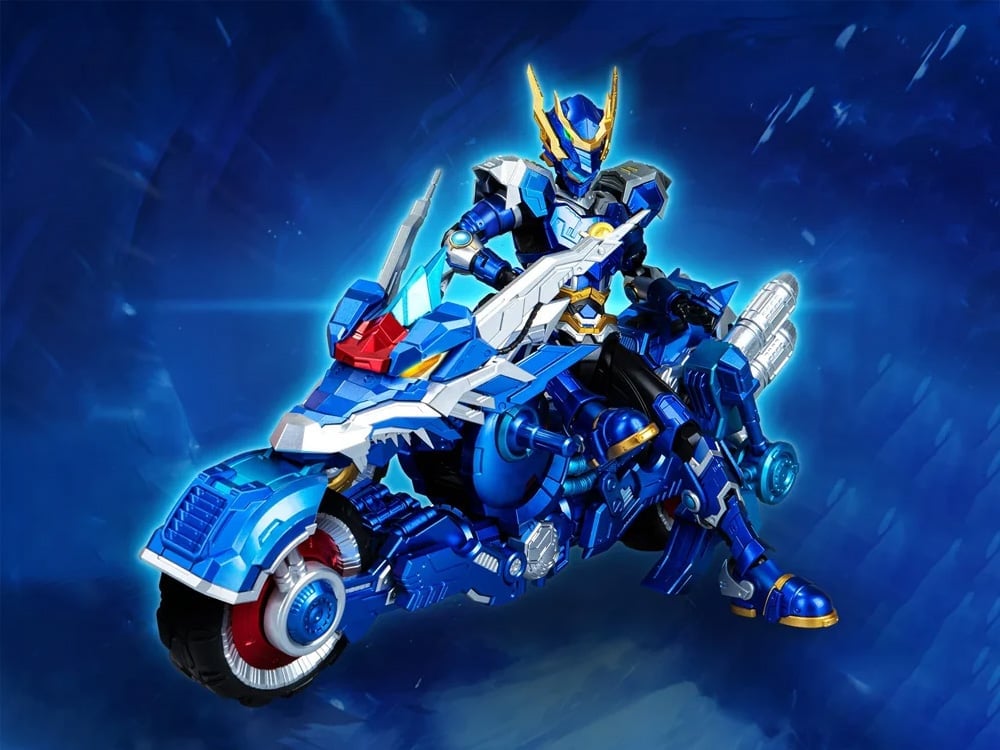 Yi Li Chuang Wan RevEvolution Super Beast Armor Long Jian and Dragon Battle Flash Chariot Model Kit with Bonus - View 2