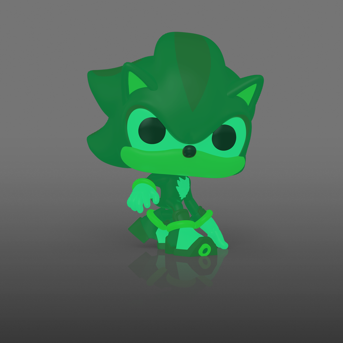 Funko Pop! Games Sonic the Hedgehog Four-Pack Sonic with Ring, Tails, Amy, Shadow Glow-in-the-Dark - View 5