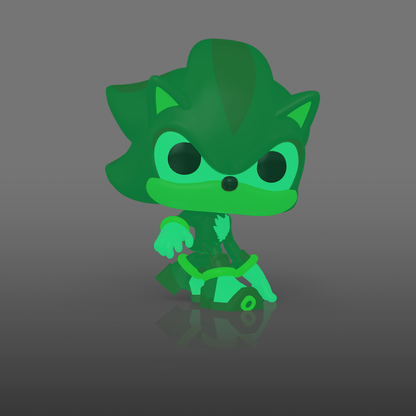 Funko Pop! Games Sonic the Hedgehog Four-Pack Sonic with Ring, Tails, Amy, Shadow Glow-in-the-Dark - View 5