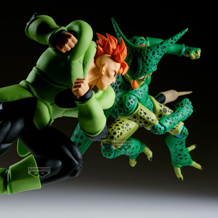 Bandai Dragon Ball Z Match Makers Cell Vs. Android 16 6-Inch Figure - View 7