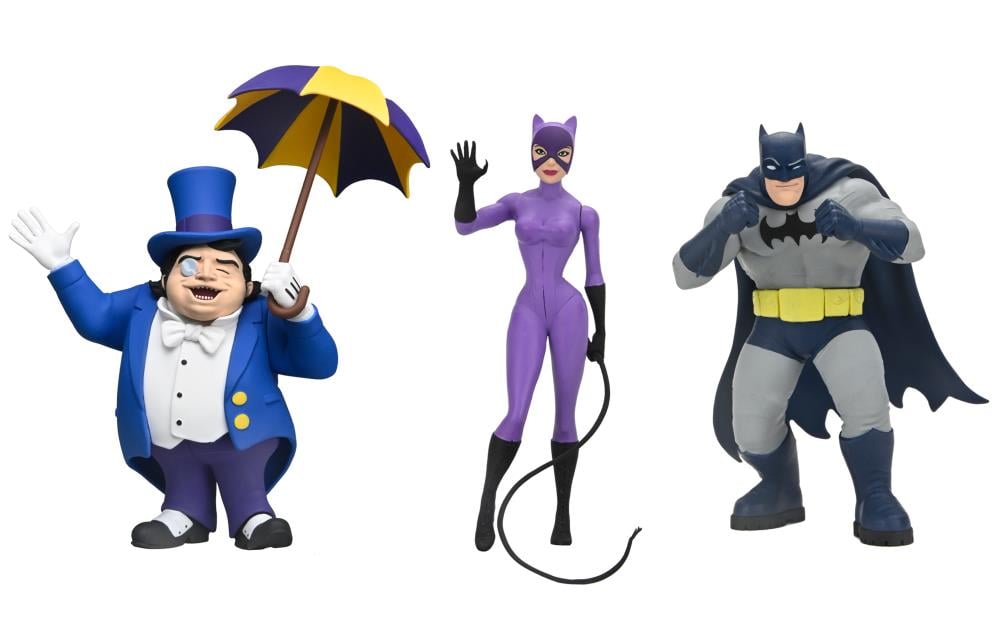 NECA DC Comics Toony Classics Series 2 Set of 3 Figures with Batman Catwoman Penguin - View 4