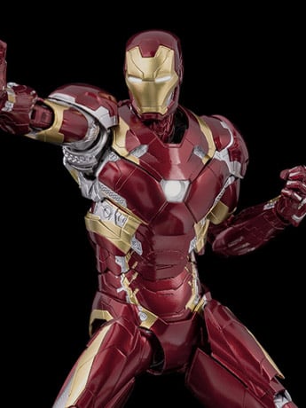 threezero Marvel Avengers: Infinity Saga DLX Iron Man Mark 46 1/12 Scale 7-Inch Action Figure