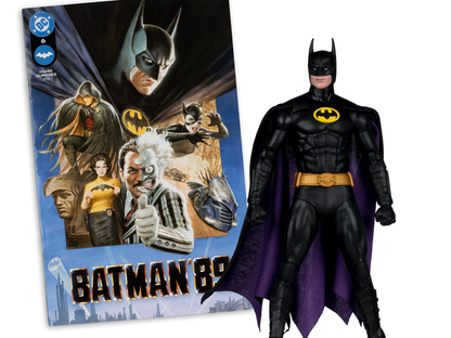 McFarlane Toys DC Direct Page Punchers Batman '89 #6 Batman 7-Inch Action Figure with Comic - View 2