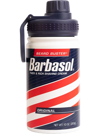 ERIK Jurassic Park Barbasol Steel Water Bottle, Shaving Cream Can Design