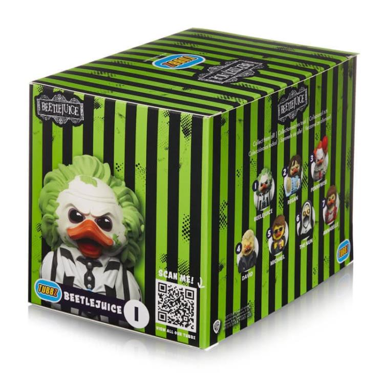 Numskull TUBBZ Beetlejuice Cosplaying Duck Boxed Edition 4-Inch PVC Figure - View 7
