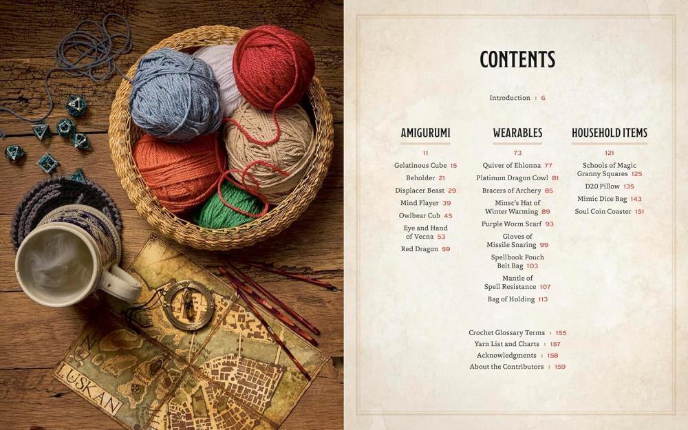 Clarkson Potter Dungeons & Dragons Crochet: A Book of Many Patterns - View 3