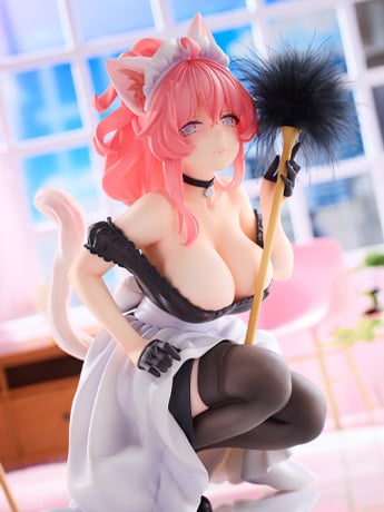 Freyja Cat's Thought Maid Cat Mo-chan 1/4 Scale 9.5-Inch Figure