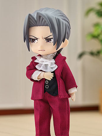 Good Smile Phoenix Wright: Ace Attorney Nendoroid Doll Miles Edgeworth, 5.51-Inch Figure