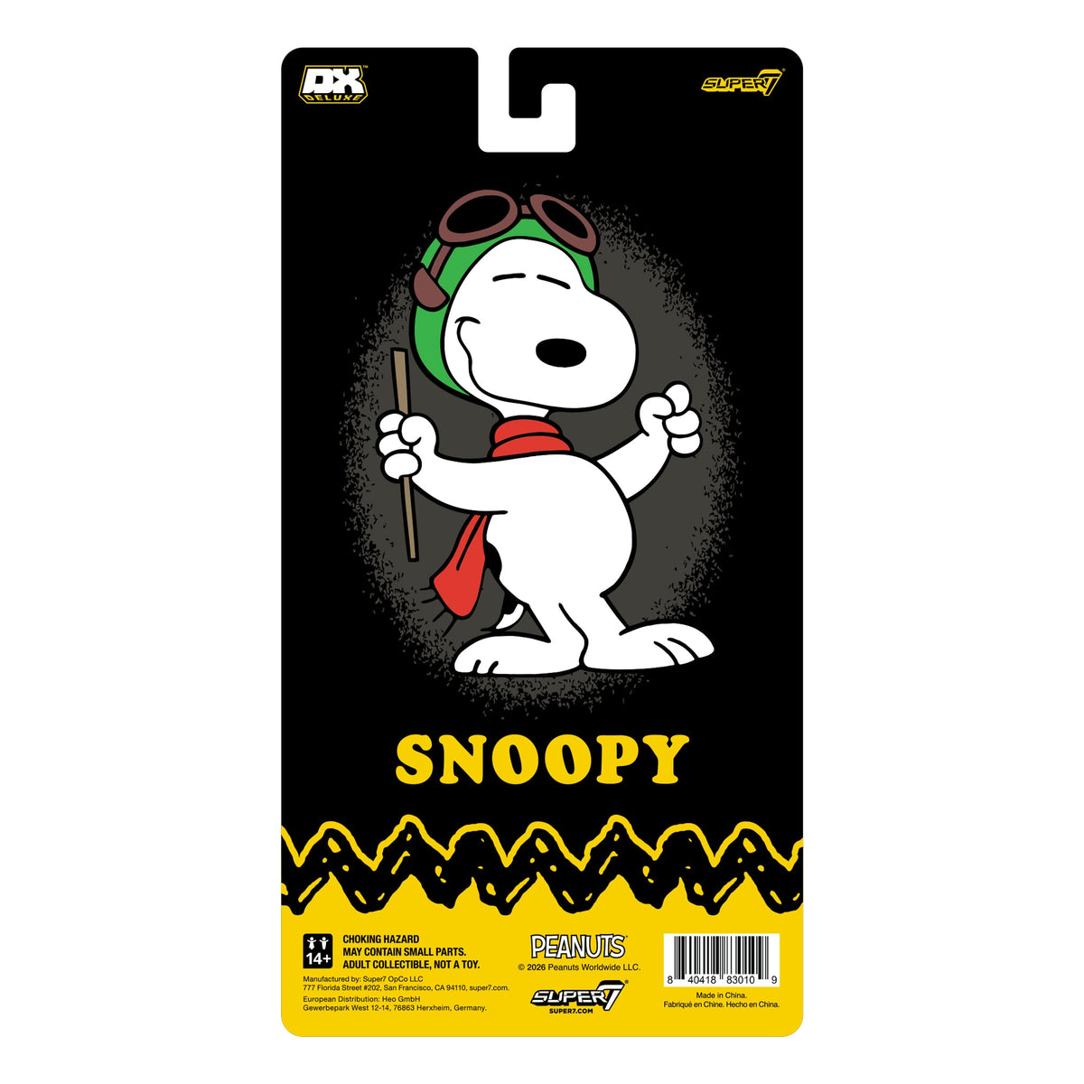 Super7 Peanuts Deluxe Snoopy Flying Ace Action Figure (4.8-Inch) - View 6