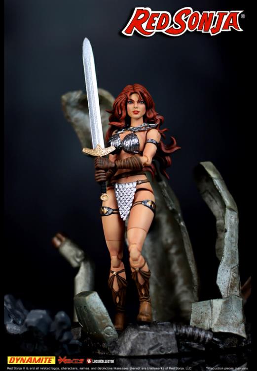 LooseCollector Red Sonja 1/12 Scale 6-Inch Action Figure - View 3