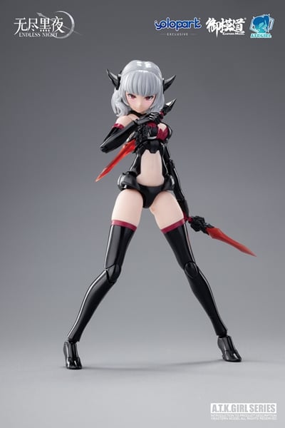 Eastern Model A.T.K. Girl Endless Night Vampire Camilla 1/12 Scale Model Kit, 6.69-Inch - View 31