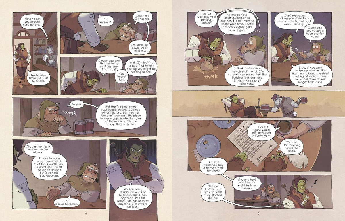 Ten Speed Press Legends & Lattes: The Graphic Novel - View 7