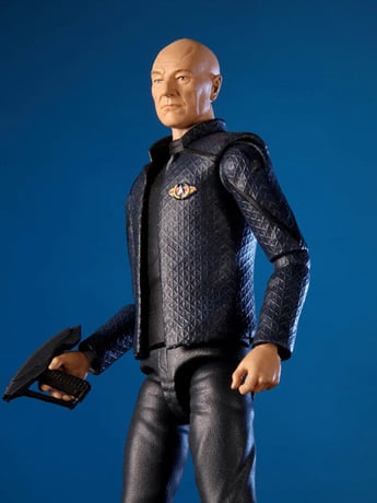 Master Replicas Group Star Trek: Picard Admiral Jean-Luc Picard 4.5-Inch Plastic Action Figure