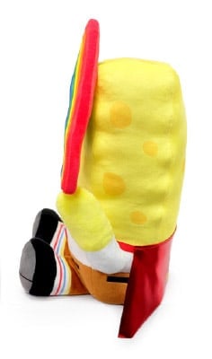 Kidrobot SpongeBob SquarePants SpongeBob with Rainbow HugMe 16-Inch Plush - View 4