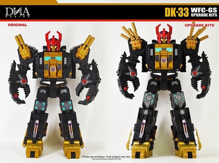 DNA Design DK-33 Upgrade Kit (Reissue) Plastic Model Accessory Set - View 6