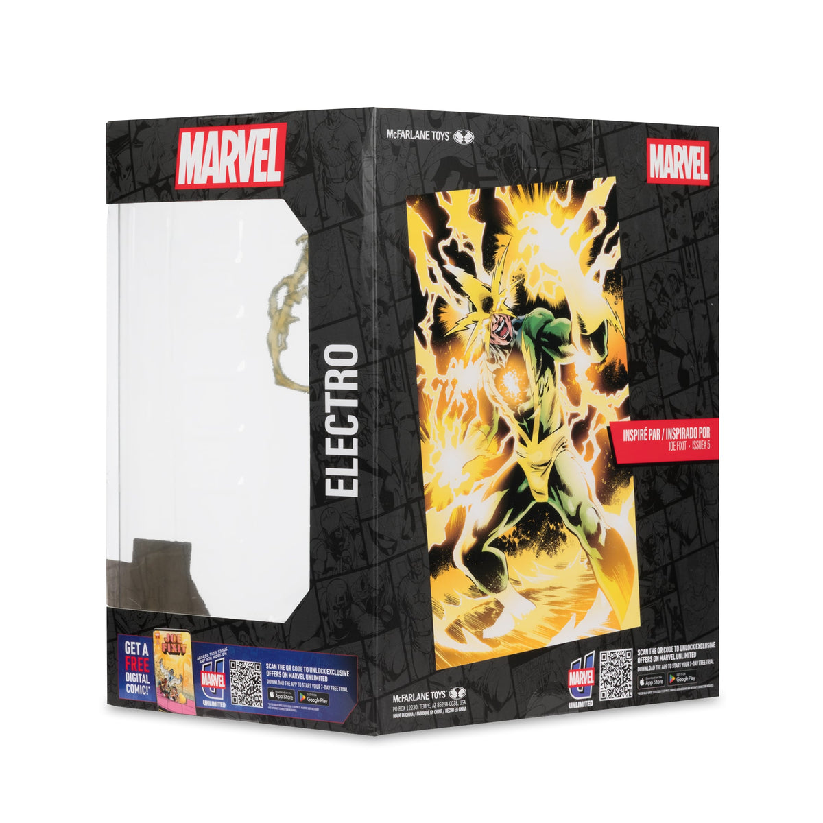 McFarlane Toys Marvel Comics Electro (Joe Fixit #5) 1/10 Scale Action Figure - View 12