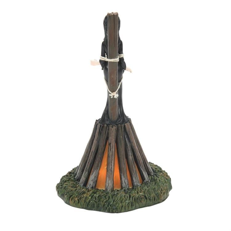 Enesco Elvira, Mistress of the Dark Hot Properties Village Elvira At The Stake 5.59-Inch Figurine - View 3
