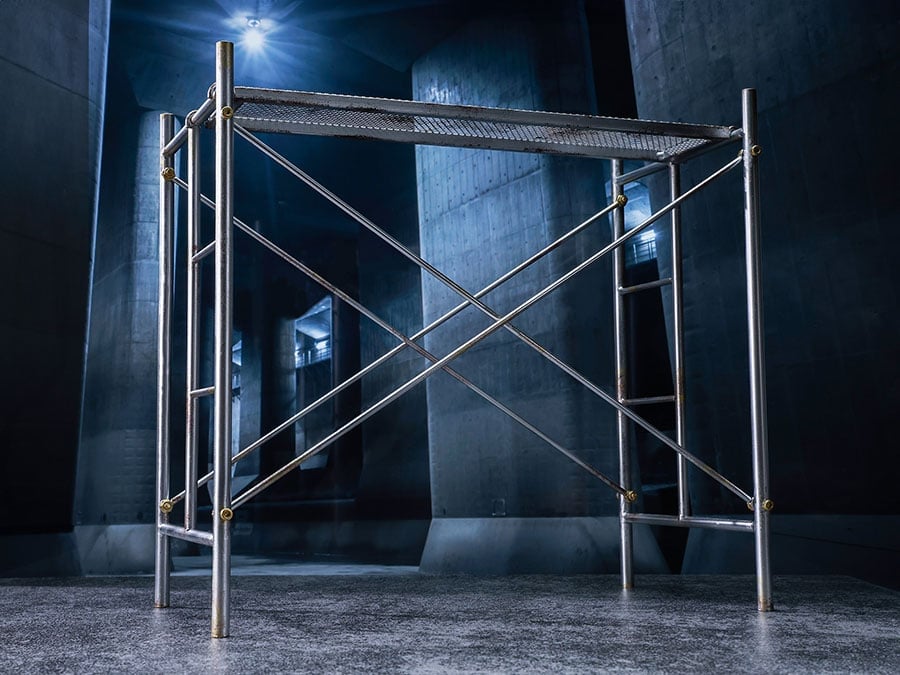MMMToys Industrial Scaffolding Diorama for 1/12 or 1/6 Scale Figures - View 2
