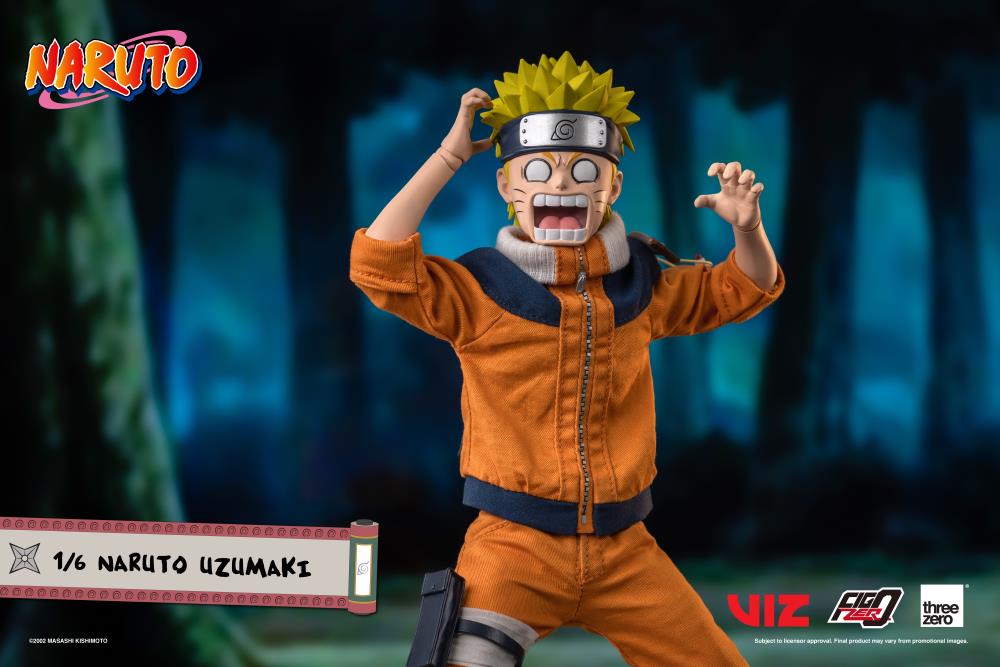 threezero Naruto FigZero Naruto Uzumaki 1/6 Scale Collectible Figure - View 15