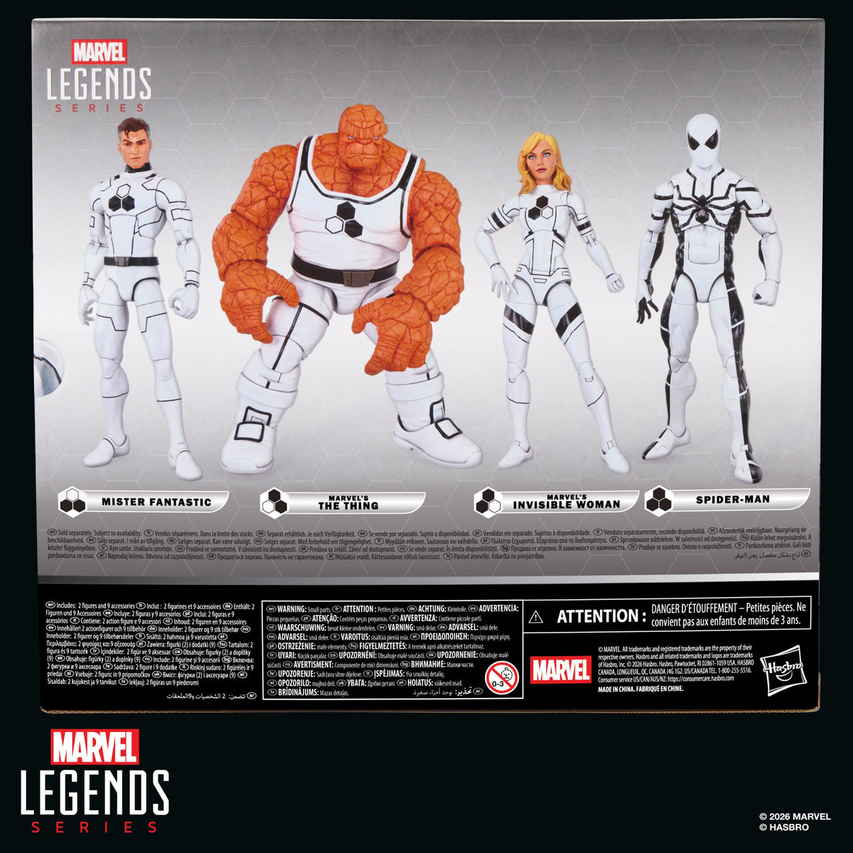 Hasbro Marvel Legends Future Foundation Marvel's The Thing & Marvel's Invisible Woman Action Figure Two-Pack - View 15