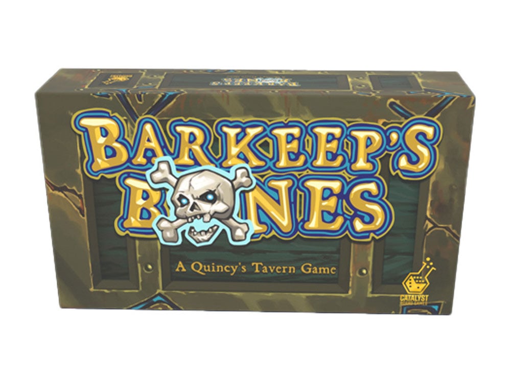 Catalyst Game Labs Quincy's Tavern Barkeep's Bones Tavern Dice Board Game - View 2