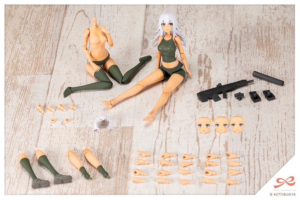 Kotobukiya Sousai Shoujo Teien Training Wolf 1/10 Scale Model Kit in ABS and PVC - View 19