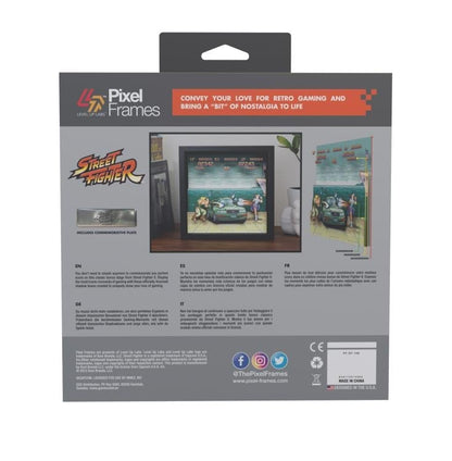 Pixel Frames Street Fighter II Car Scene Pixel Frame 9x9 with Guile and Chun-Li - View 8