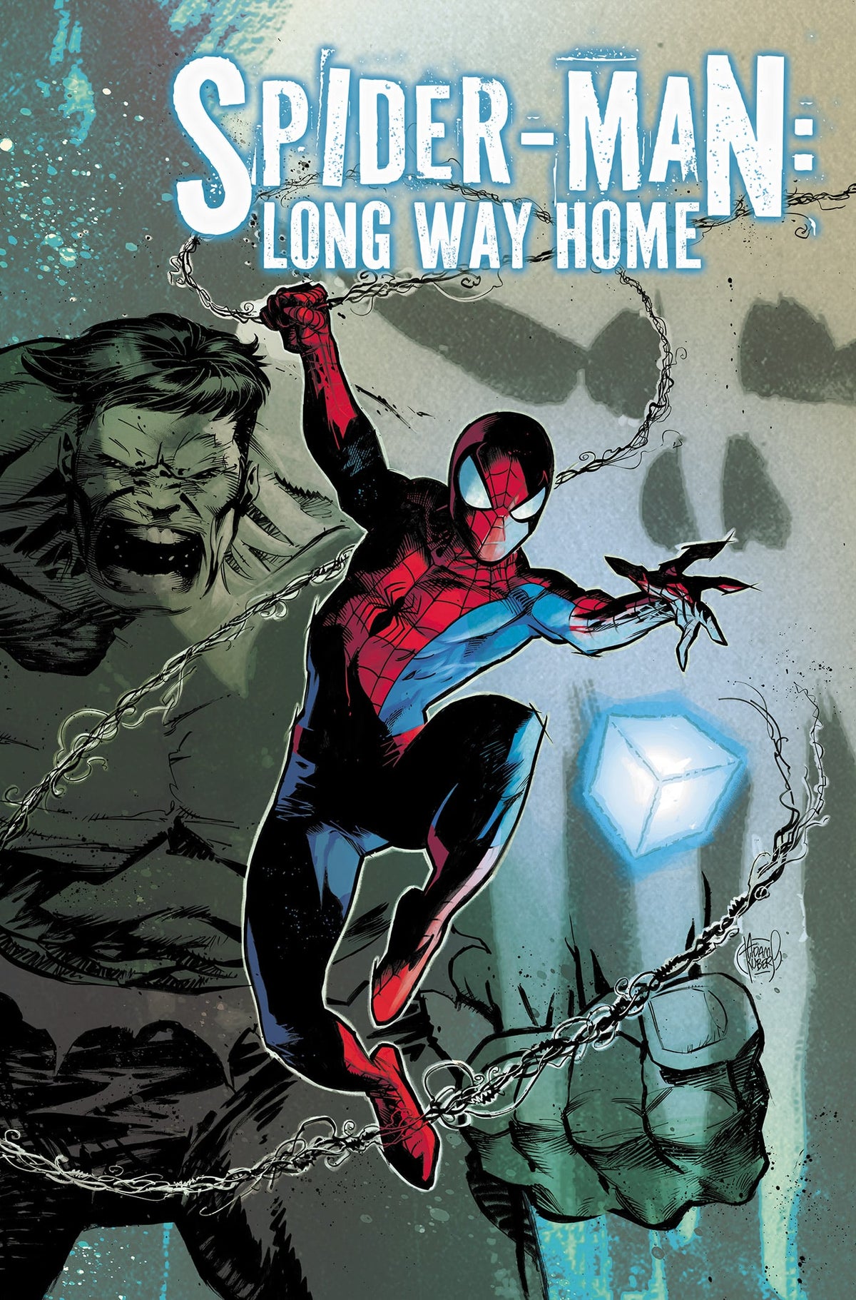 Marvel Comics Spider-Man: Long Way Home Collected Edition Book Featuring Punisher and Hulk