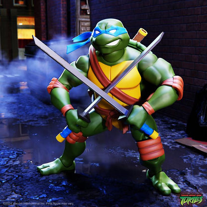 Super7 Teenage Mutant Ninja Turtles Ultimates! Leonardo (2003 Animated Series) Action Figure - View 3