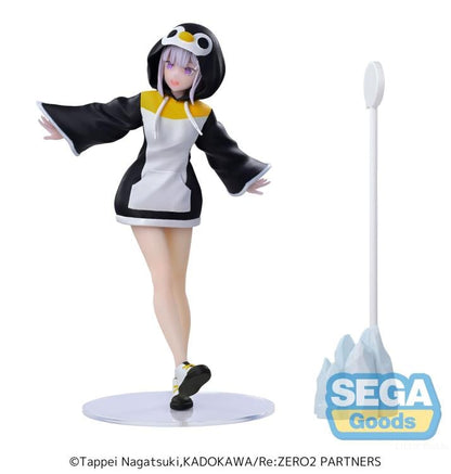 Sega Re:Zero Starting Life in Another World Luminasta Emilia (Kotoriasobi Ver.) Figure, 7.9-Inch - View 9